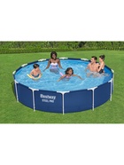 Бассейн каркасный Bestway Steel Pro 56681, 366×76 см, фильтр-насос, круглый - Фото 13