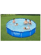 Бассейн каркасный Bestway Steel Pro 56681, 366×76 см, фильтр-насос, круглый - Фото 18