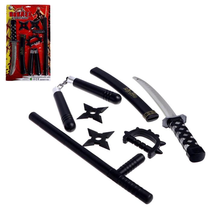 Набор ниндзя «Тень», 7 предметов - Фото 1