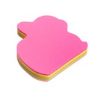 Блок с липким краем «Фигурки», 100 листов, флуоресцентные, МИКС - Фото 3