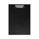 Планшет с прижимом А4, ПВХ, чёрный - Фото 2