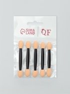 Набор аппликаторов для теней, двусторонние, 5 шт., 5 (±1) см, чёрный - Фото 4