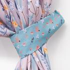 Комплект штор для кухни с подхватами Этель Meow 145×180 см-2 шт., 100% п/э - Фото 3