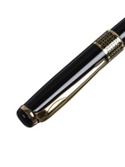 Ручка подарочная Calligrata «Респект», шариковая, поворотная, в футляре кожзам, корпус чёрный с золотым - Фото 6