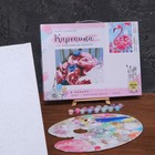 Картина по номерам на холсте с подрамником «Фламинго в цветах», 40х30 см - Фото 3