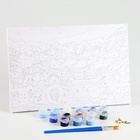 Картина по номерам на холсте с подрамником «Внедорожник в горах» 20х30 см - Фото 2