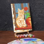 Картина по номерам на холсте с подрамником «Рыжий кот» 20х30 см - фото 6378679