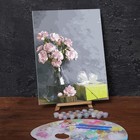 Картина по номерам на холсте с подрамником «Розовые цветы и подарок», 40х30 см - Фото 2