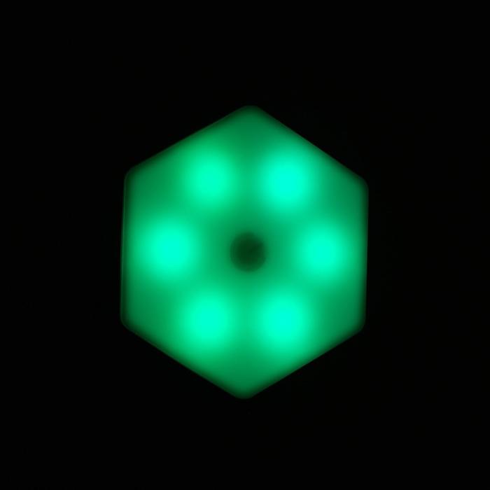 Дополнительный модуль для наборов "соты с пультом", 85х75мм, RGB, 3*ААА (не в компл.) - фото 1907189124