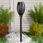 Садовый светильник на солнечной батарее «Факел», 8 × 50 × 8 см, 12 LED, эффект пламени - фото 25396344