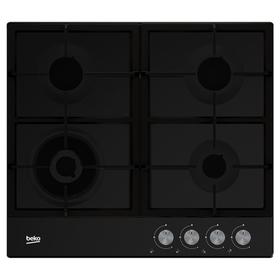 Варочная поверхность Beko HIAW 64225 SB, газовая, 4 конфорки, черная 6384294