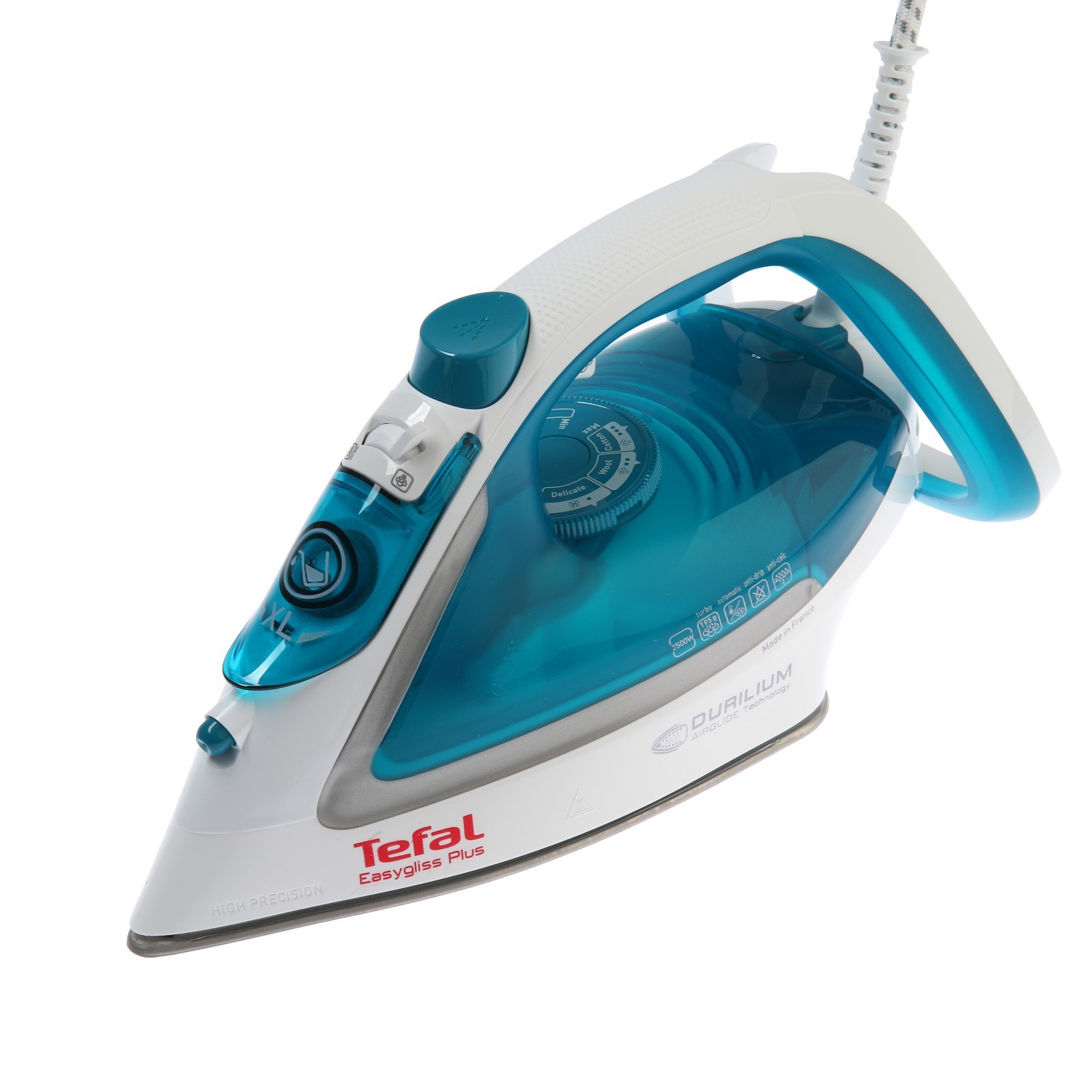 Утюг Tefal FV5718E0, 2500 Вт, керамическая подошва, 45 г/мин, 270 мл ...