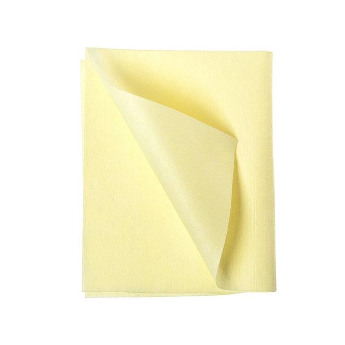 Набор салфеток нетканных 40х40 см, микроволокно 60 гр/м², 10 шт, цвет жёлтый - Фото 1