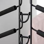 Плечики - вешалки для одежды Доляна, 38×40 см, многоуровневая, съёмные вешалки, антискользящее покрытие, чёрные - Фото 9