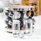 Набор для специй «Модерн», 30×9×22 см, ёмкость 90 мл, 4×9.5 см, на подставке, 8 шт., стекло - Фото 2