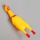 Игрушка пищалка «Курица», 30 см, в пасти - Фото 4