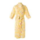 Комплект (халат и комбинация) KAFTAN, 40-42, жел/сер - фото 49524324