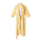 Комплект (халат и комбинация) KAFTAN, 40-42, жел/сер - фото 49524325