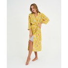 Комплект (халат и комбинация) KAFTAN, 40-42, жел/сер - фото 49524317