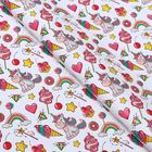 Бумага упаковочная глянцевая "Единороги", 50 х 70 см 5865649