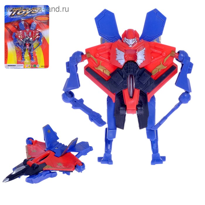 Робот "Самолёт", трансформируется, цвета МИКС - Фото 1