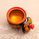 Сахарница дерево хохлома «Ягодки», 9×9 см - Фото 7