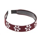 ободок для волос Кати 2 см цветочки - Фото 1