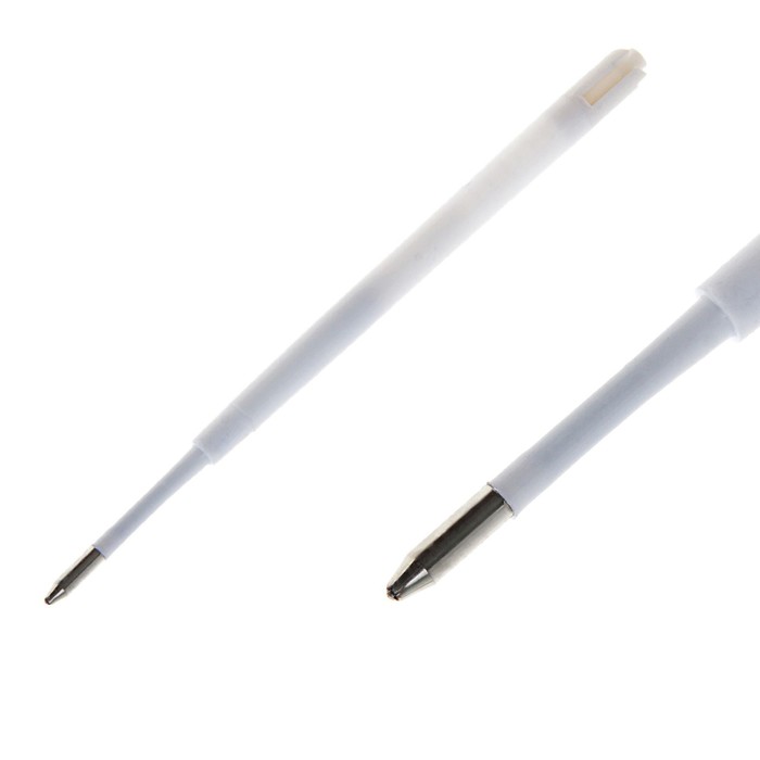 Стержень шариковый, 0.5 мм, длина 98 мм, пластиковый для автоматических ручек, чернила синие - Фото 1