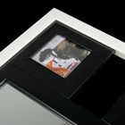 Фоторамка на 3 фото с зеркалом 48×35,5 см (8×8 см) - Фото 3