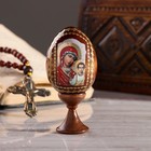 Сувенир Яйцо на подставке икона "Божья Матерь Казанская" - фото 9232258