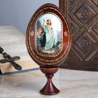 Сувенир Яйцо на подставке икона "Воскресенье Христово" - фото 320790657