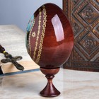 Сувенир Яйцо на подставке икона "Воскресенье Христово" - Фото 2