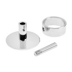 Держатель для полотенцесушителя TIM K21-1H, 1", со скрытым кольцом, хром 5928181 - фото 14633977