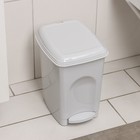 Контейнер для мусора «Педальный», 7 л, с педалью, МИКС - Фото 4