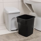 Контейнер для мусора «Педальный», 7 л, с педалью, МИКС - Фото 2