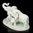 Сувенир керамика "Семейство слонов" 11,5х19,5х8 см - Фото 3