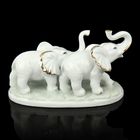 Сувенир керамика "Семейство слонов" 11,5х19,5х8 см - Фото 4