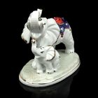 Сувенир керамика "Слон со слонёнком, хобот вверх" со стразами 12х12,2х7 см - Фото 2