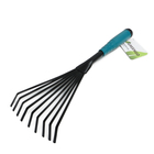 Грабли малые, веерные, пластинчатые, 9 зубцов, длина 38 см, металл, пластиковая ручка, Greengo - Фото 9