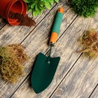 Совок посадочный, длина 37 см, ширина 10 см, деревянная ручка с поролоном, Greengo - Фото 1