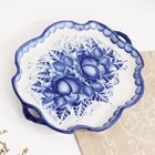 Поднос фарфор гжель «Юлия», 21×29×2 см - Фото 2