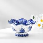 Конфетница «Цветок», 14х7,5 см, гжель - Фото 2
