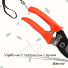 Секатор плоскостной, 7" (18 см), с пластиковыми ручками, Greengo - Фото 4