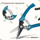 Ножницы садовые, 7" (18 см), с тефлоновым покрытием, пластиковые ручки, Greengo - Фото 5