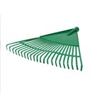 Грабли веерные, пластинчатые, 22 зубца, пластик, тулейка 24 мм, без черенка - Фото 5