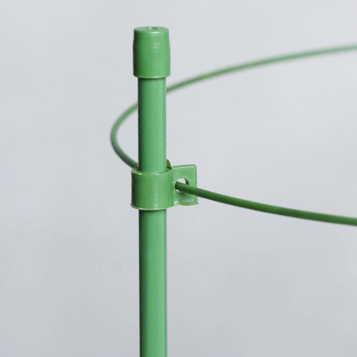 Кустодержатель, d = 15–17–19 см, h = 44 см, 3 кольца, металл, зелёный, Greengo - фото 1881712633