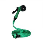 Шланг поливочный резиновый, 12 мм (1/2"), 10 м, в текстильной оплётке, с поливочным пистолетом, цвет МИКС, Greengo - Фото 2