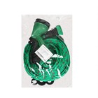 Шланг поливочный резиновый, 12 мм (1/2"), 10 м, в текстильной оплётке, с поливочным пистолетом, цвет МИКС, Greengo - Фото 5