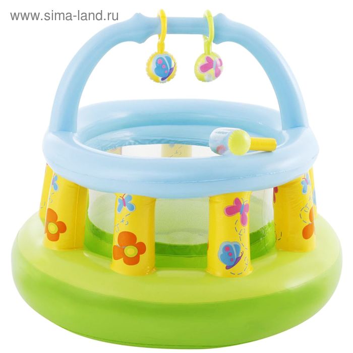 Игровой центр, манеж "Полянка", 130х104 см, от 1 года 48474NP INTEX - Фото 1