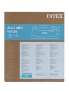 Бассейн надувной Easy Set, 183×51 см, от 3 лет, круглый, 28101 INTEX - Фото 9